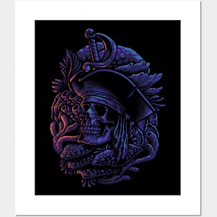 Pirates Skull Posters and Art